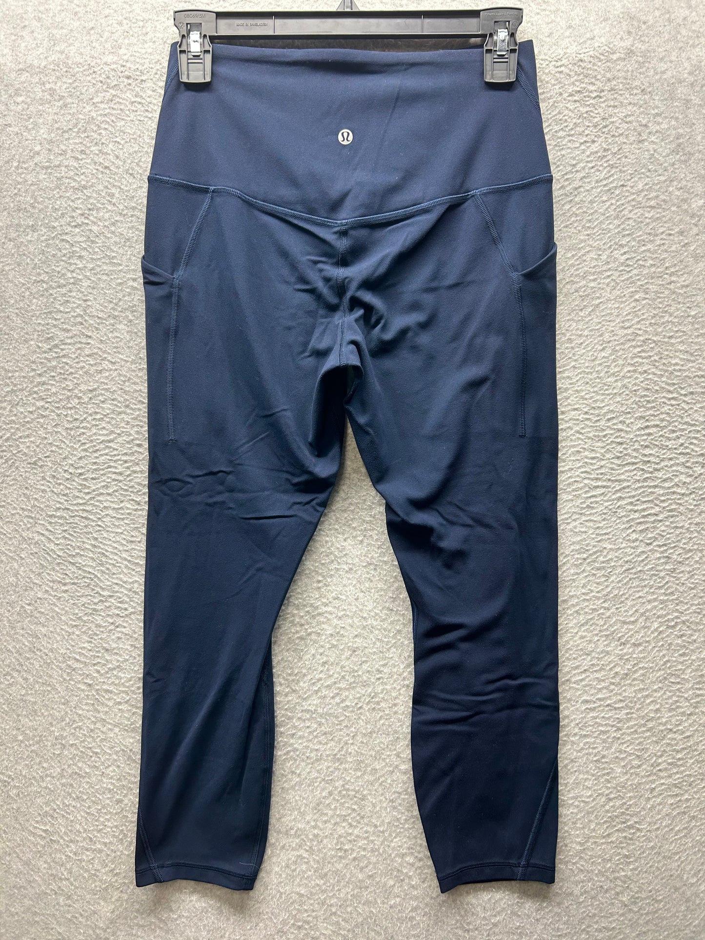 Lululemon Align High Rise Crop with Pockets 22" Size 8 True Navy