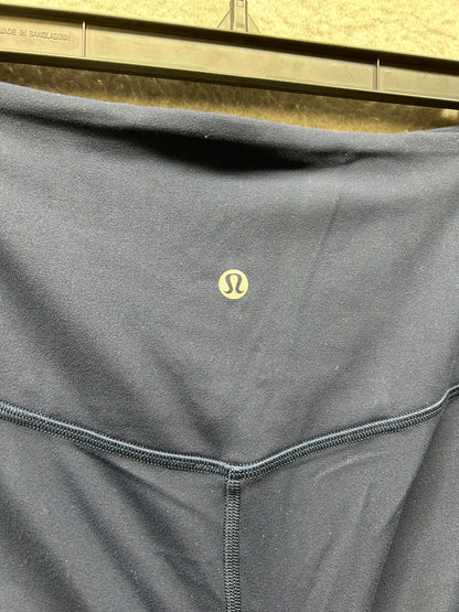 Lululemon Align High Rise Crop with Pockets 22" Size 8 True Navy