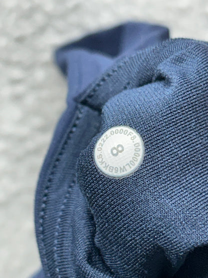 Lululemon Align High Rise Crop with Pockets 22" Size 8 True Navy