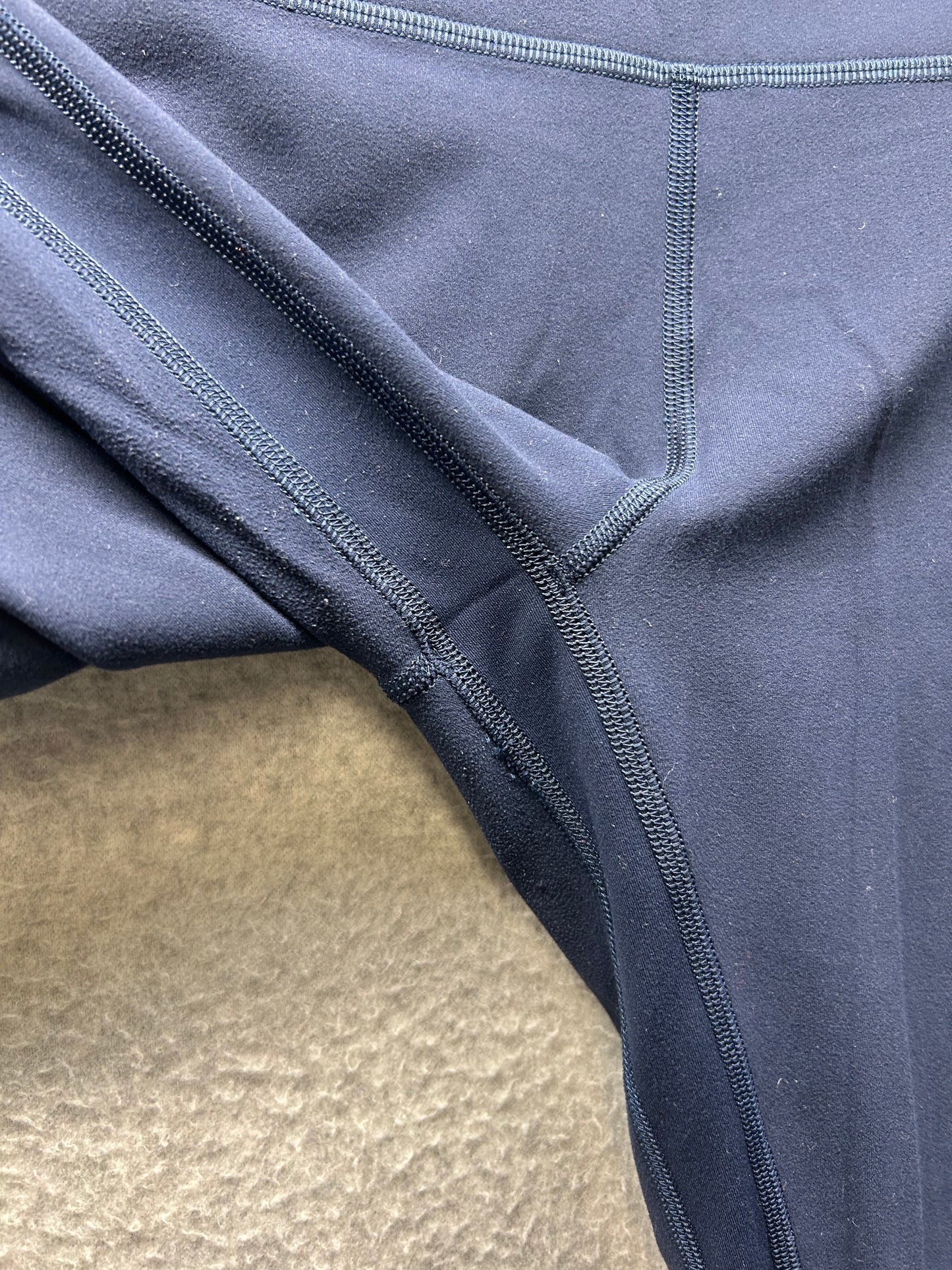Lululemon Align High Rise Crop with Pockets 22" Size 8 True Navy