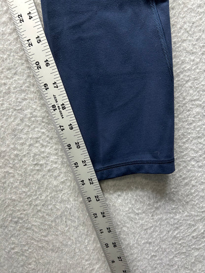 Lululemon Align High Rise Crop with Pockets 22" Size 8 True Navy