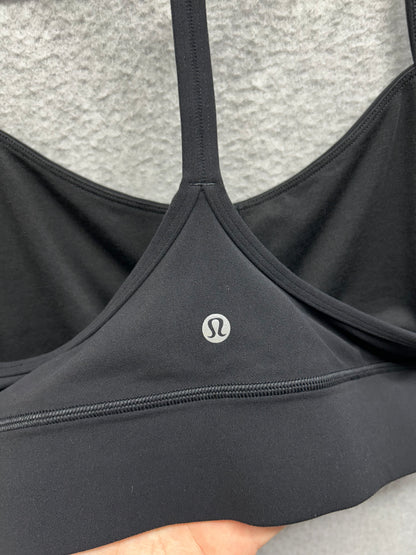 Lululemon Flow Y Bra Longline Nulu Size 12 Black