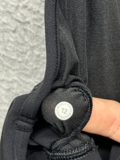 Lululemon Flow Y Bra Longline Nulu Size 12 Black