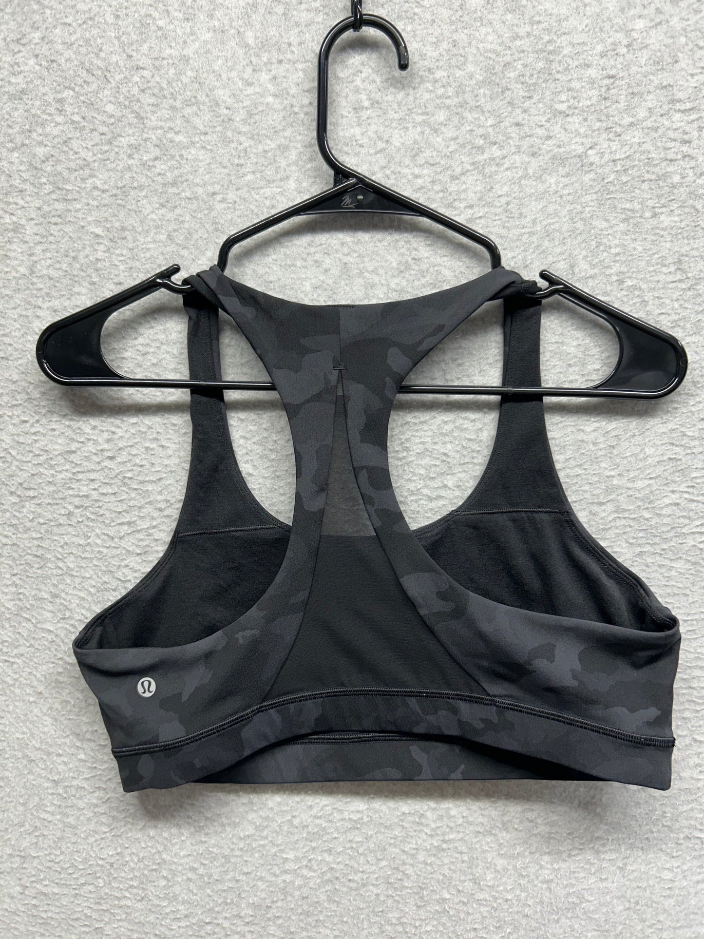 Lululemon Invigorate Bra Size 12 Incognito Camo Multi Grey