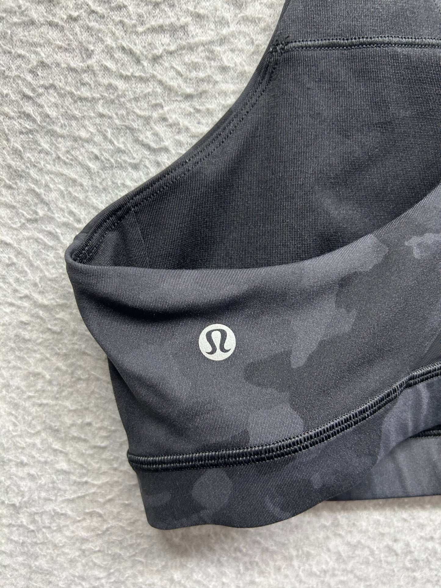 Lululemon Invigorate Bra Size 12 Incognito Camo Multi Grey
