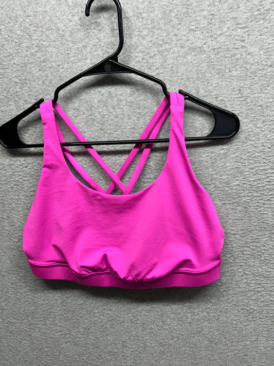 Lululemon Energy Bra Size 12 Raspberry Glo Light