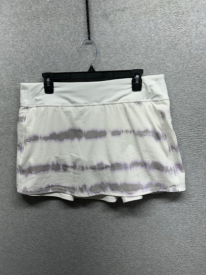 Lululemon Pace Rival Mid-Rise Skirt Size 12 Transverse Lilac Multi