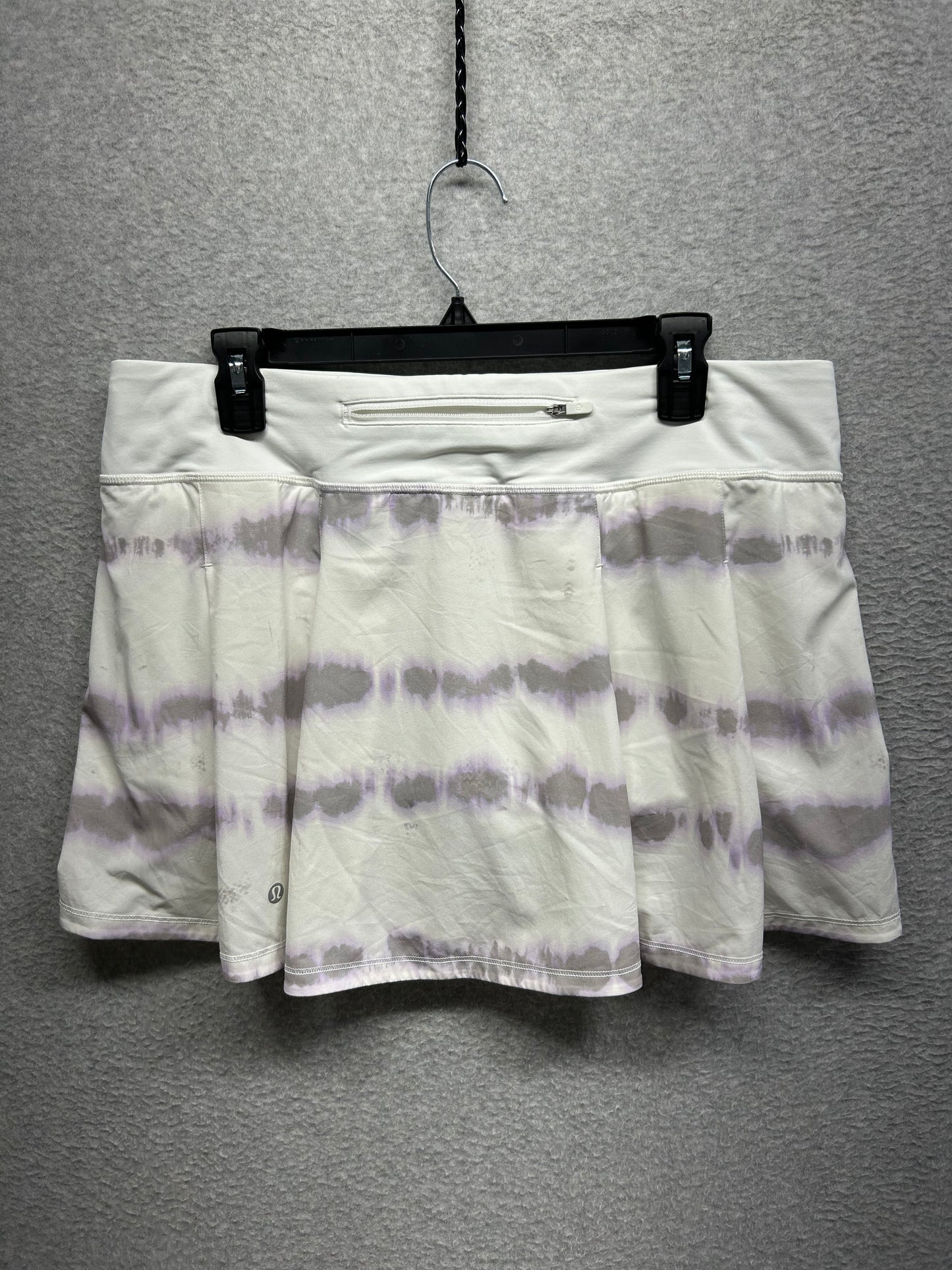 Lululemon Pace Rival Mid-Rise Skirt Size 12 Transverse Lilac Multi