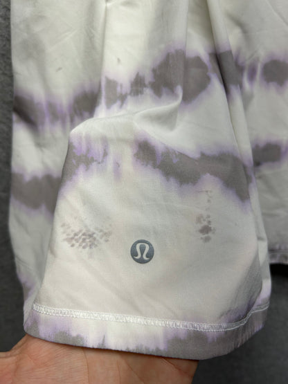 Lululemon Pace Rival Mid-Rise Skirt Size 12 Transverse Lilac Multi