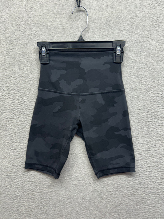 Lululemon Align Short 8" Size 0 Heritage 365 Camo Deep Coal Multi