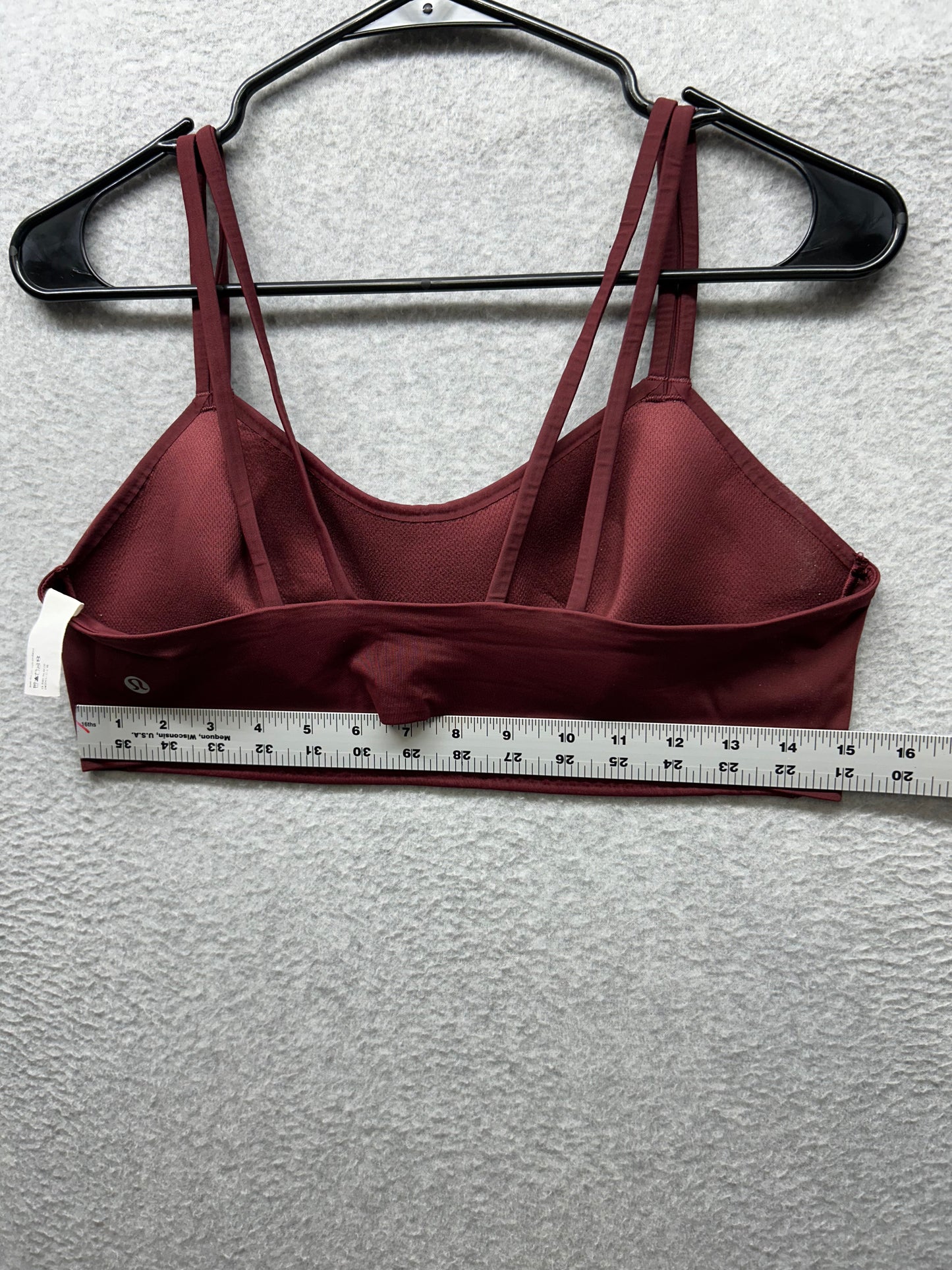 Lululemon Like a Cloud Bra Light Support B/C Cup Size 12 Date Brown