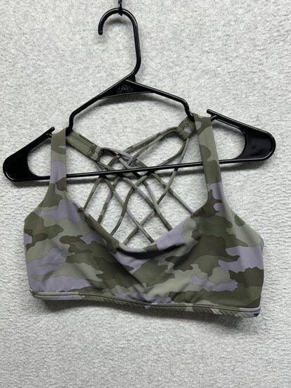 Lululemon Free to Be Bra Wild Size 14 Heritage 365 Camo Dusky Lavender Multi