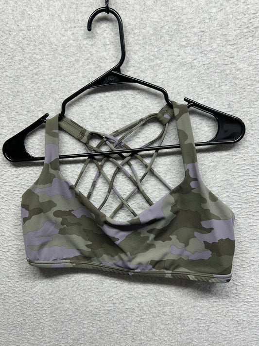 Lululemon Free to Be Bra Wild Size 14 Heritage 365 Camo Dusky Lavender Multi