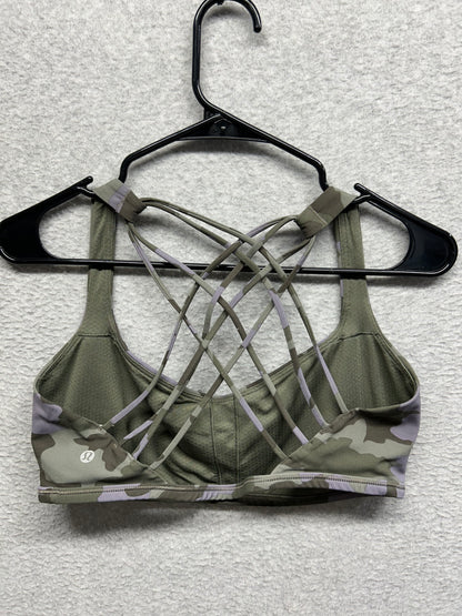 Lululemon Free to Be Bra Wild Size 14 Heritage 365 Camo Dusky Lavender Multi