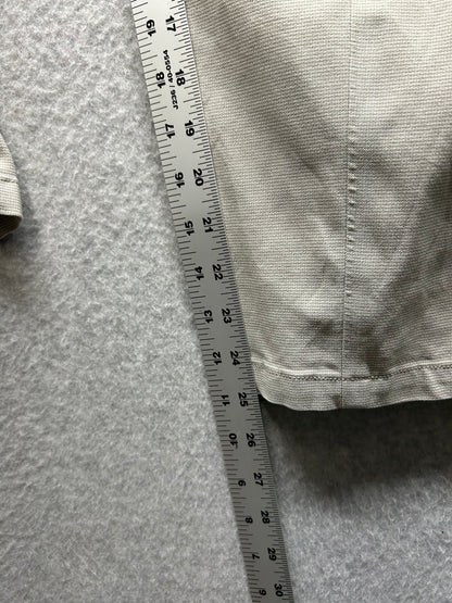Lululemon lab Woven High-Rise Barrel Leg Trouser 25" Size 12 Nano Check Antique White Riverstone