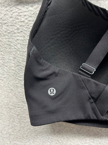 Lululemon Energy Bra High Support Size 36DD Black