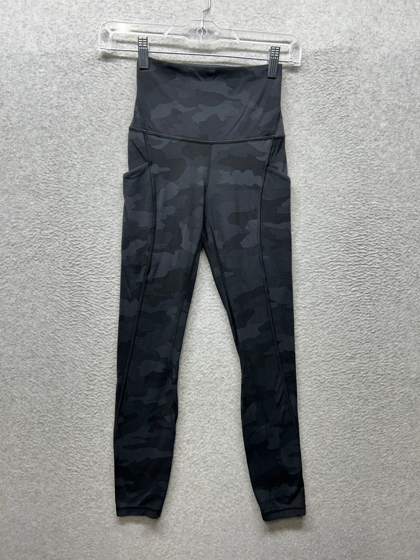 Lululemon Align High Rise Pant with Pockets 25" Size 2 Heritage 365 Camo Deep Coal Multi