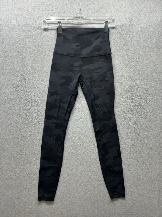 Lululemon Align Pant 27" Size 2 Heritage 365 Camo Deep Coal Multi
