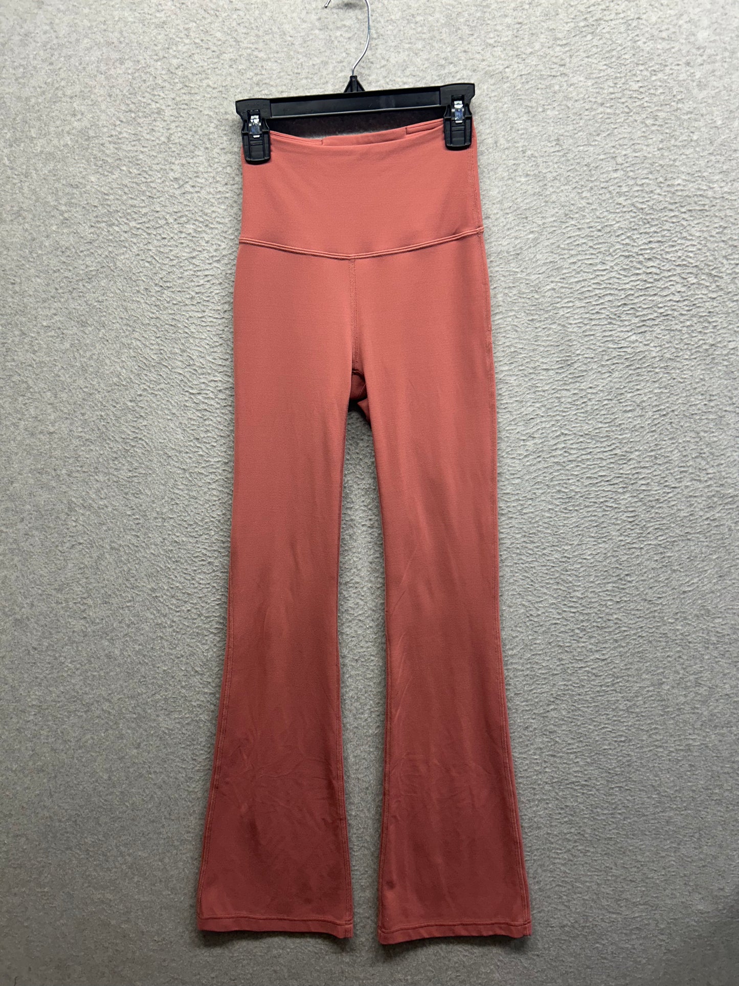 Lululemon Groove Super-High-Rise Flared Pant Nulu Size 0 Brier Rose