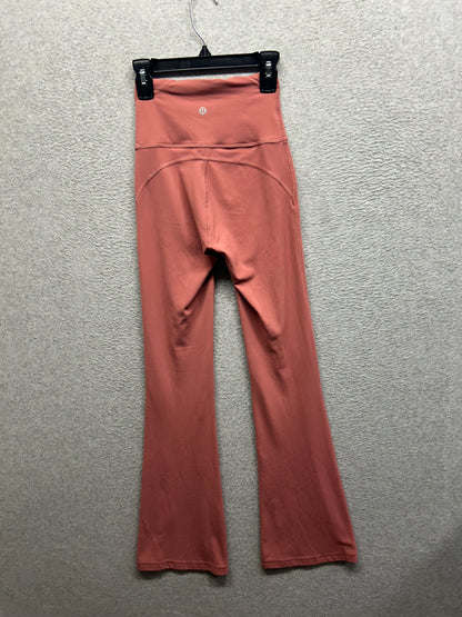 Lululemon Groove Super-High-Rise Flared Pant Nulu Size 0 Brier Rose