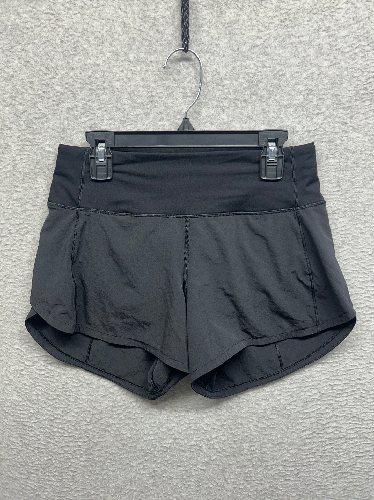 Lululemon Speed Up Mid-Rise Short 4" Size 2 Black