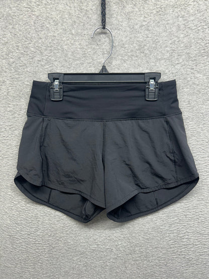 Lululemon Speed Up Mid-Rise Short 4" Size 2 Black