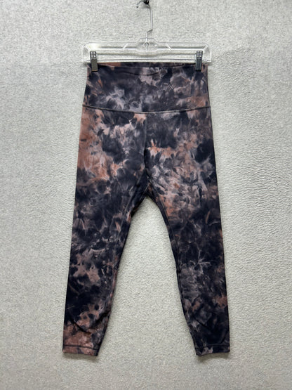 Lululemon Align Pant 25" Size 8 Diamond Dye Diamond Dye Graphite Grey Pink Pastel