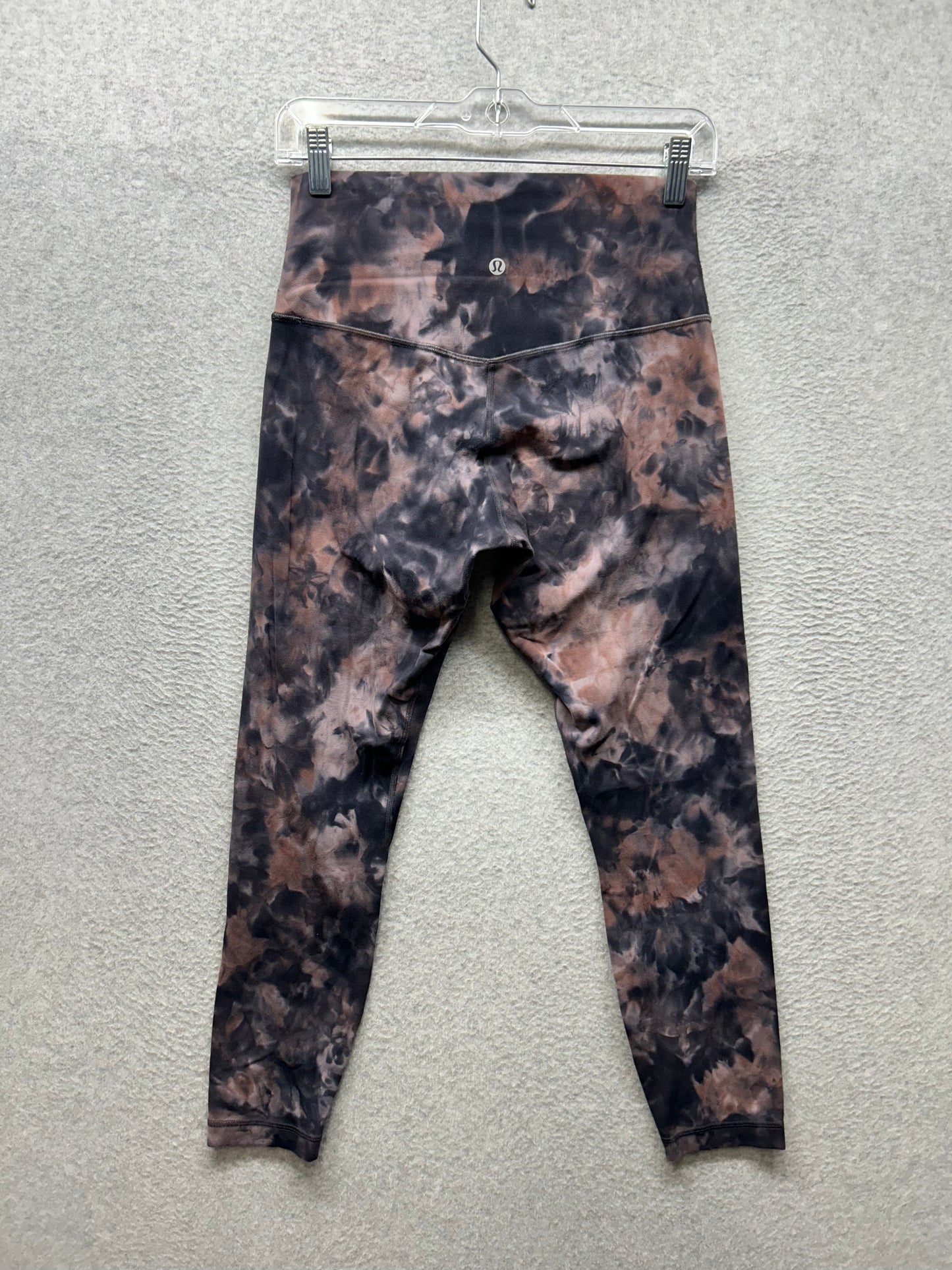 Lululemon Align Pant 25" Size 8 Diamond Dye Diamond Dye Graphite Grey Pink Pastel
