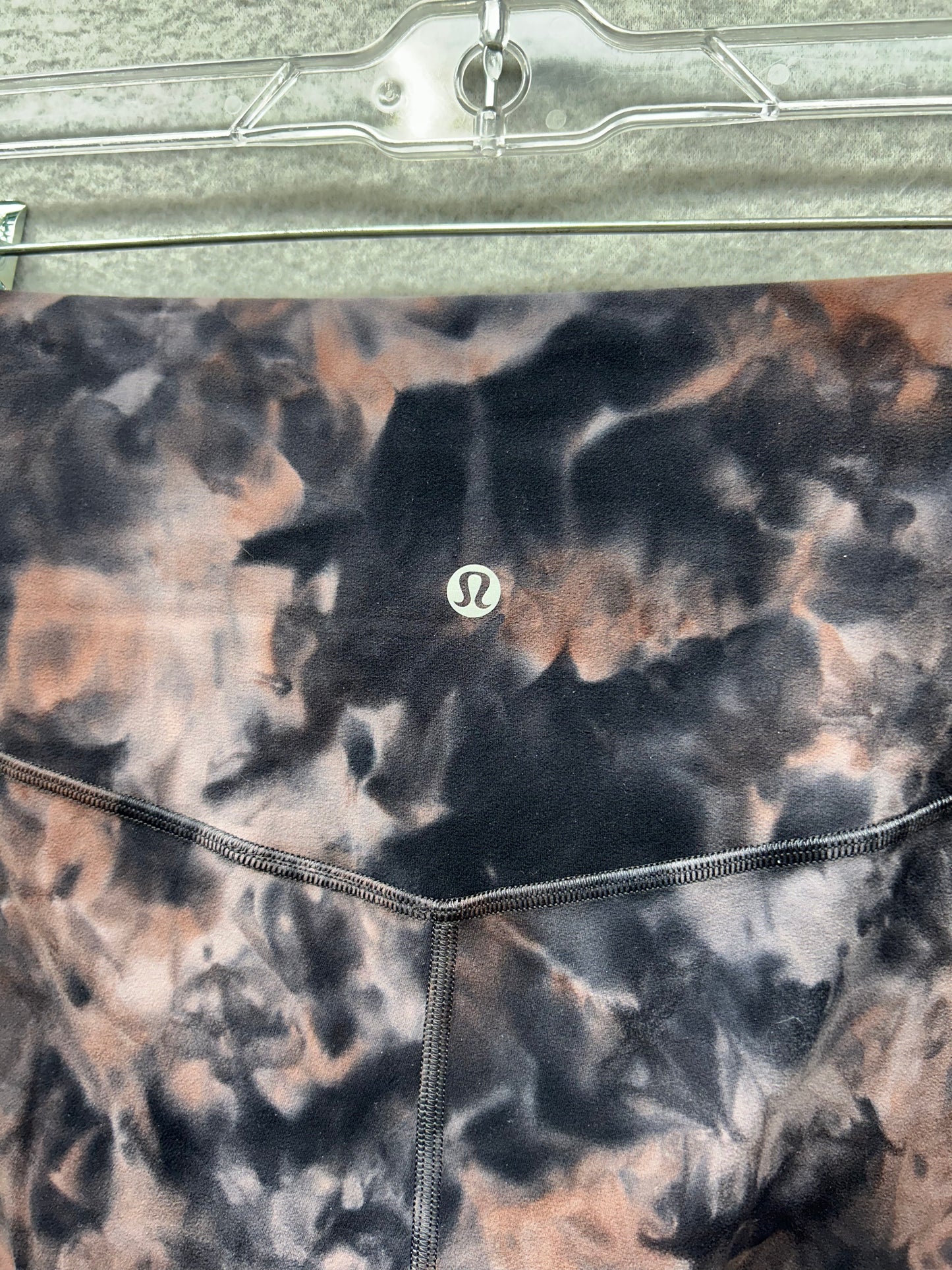 Lululemon Align Pant 25" Size 8 Diamond Dye Diamond Dye Graphite Grey Pink Pastel