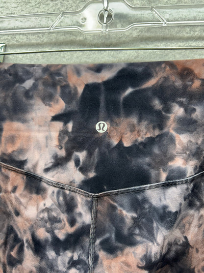 Lululemon Align Pant 25" Size 8 Diamond Dye Diamond Dye Graphite Grey Pink Pastel