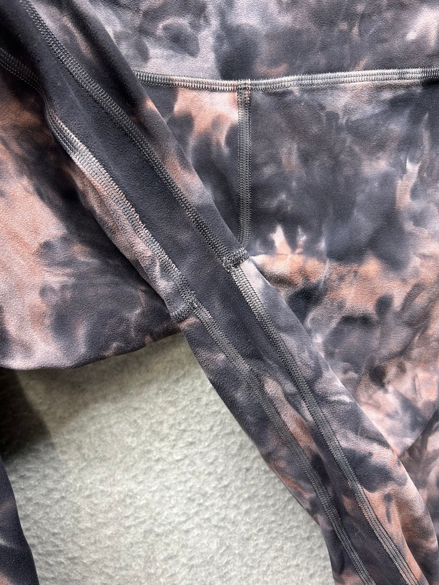Lululemon Align Pant 25" Size 8 Diamond Dye Diamond Dye Graphite Grey Pink Pastel