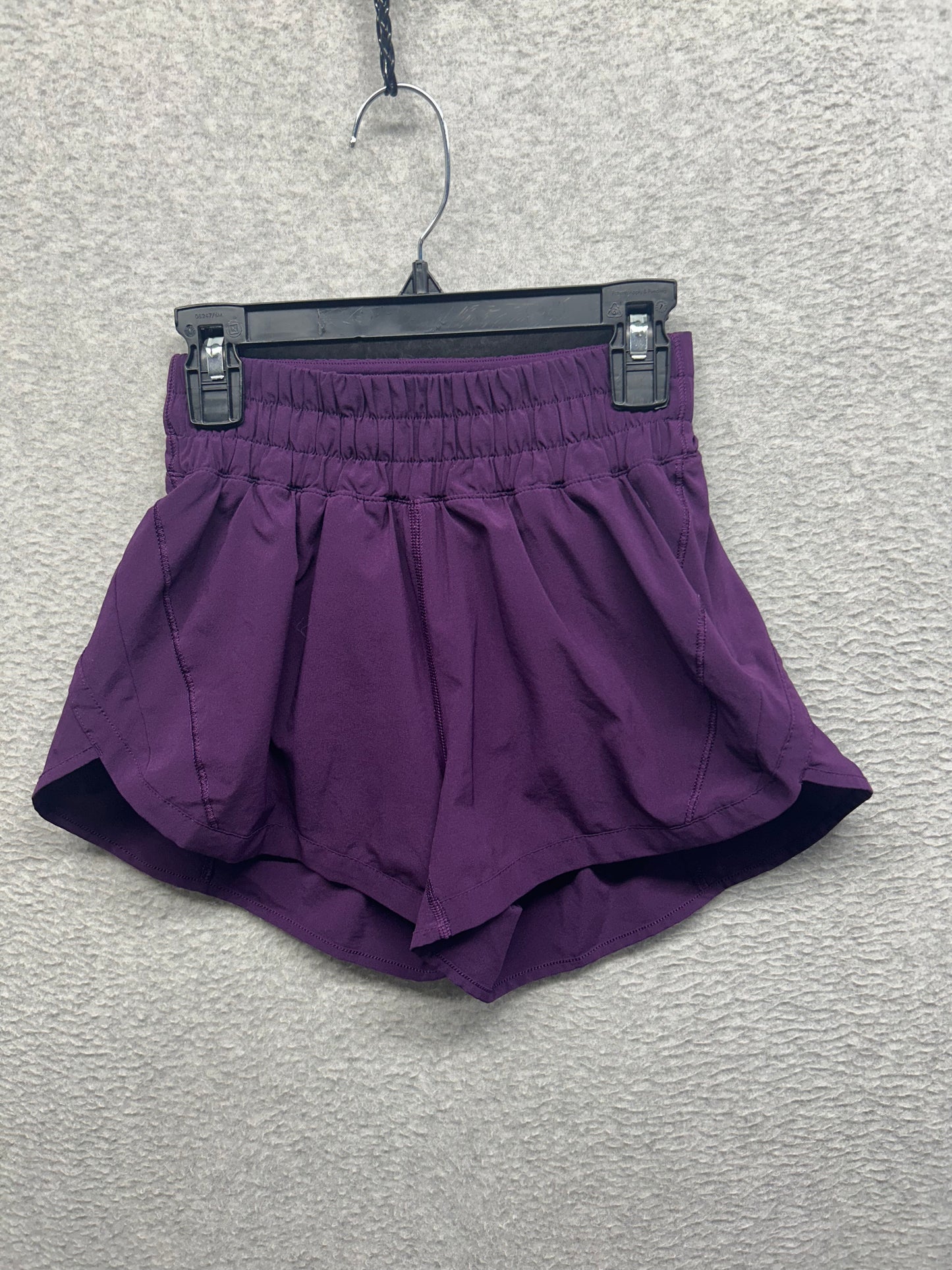 Lululemon Track That High-Rise Lined Short 3" Size 2 (Square) Dramatic Magenta