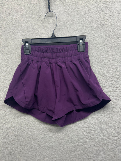 Lululemon Track That High-Rise Lined Short 3" Size 2 (Square) Dramatic Magenta