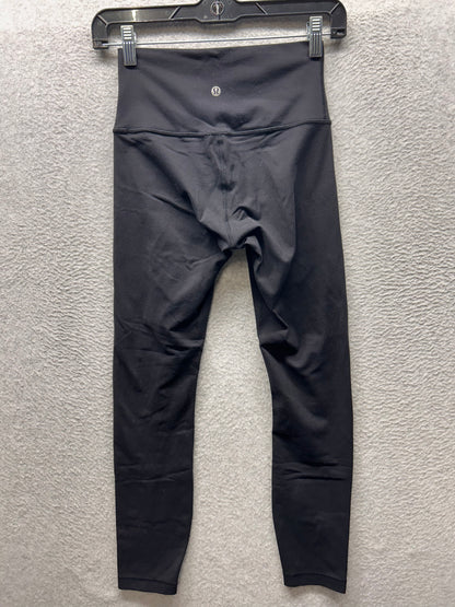 Lululemon Wunder Under High-Rise 7/8 Tight Full-On Luon 25" Size 4 Black