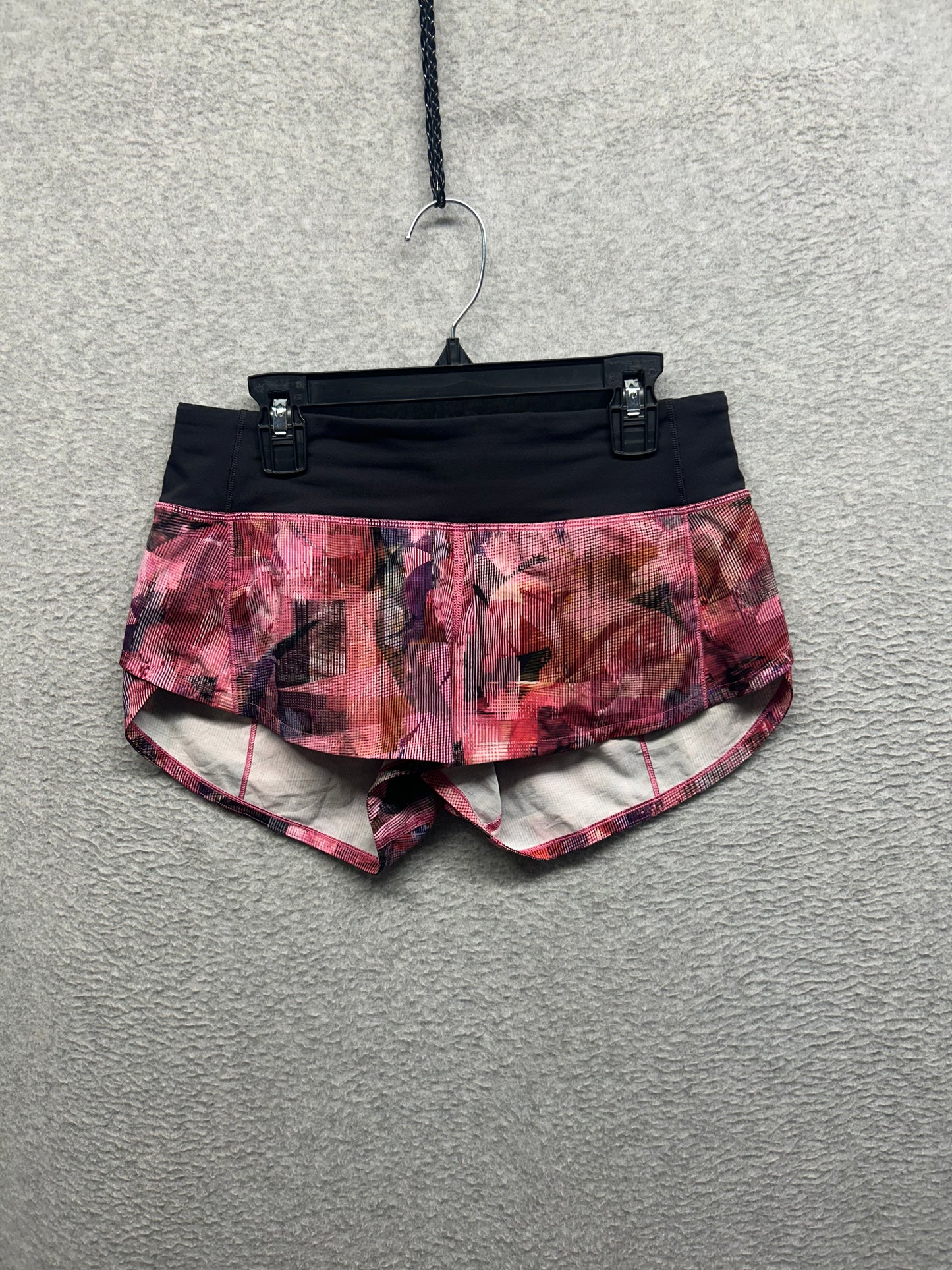 Lululemon Speed Up Short 2.5" Size 2 Sun Dazed Multi Pink