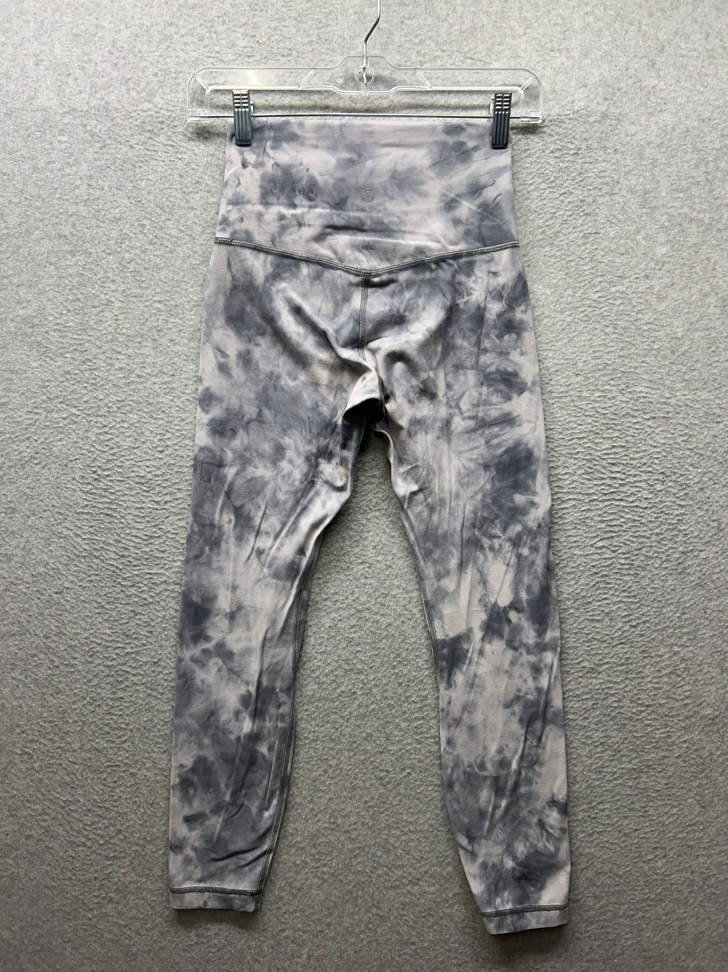 Lululemon Align Pant 25" Size 4 Diamond Dye Diamond Dye Stargaze Pitch Grey