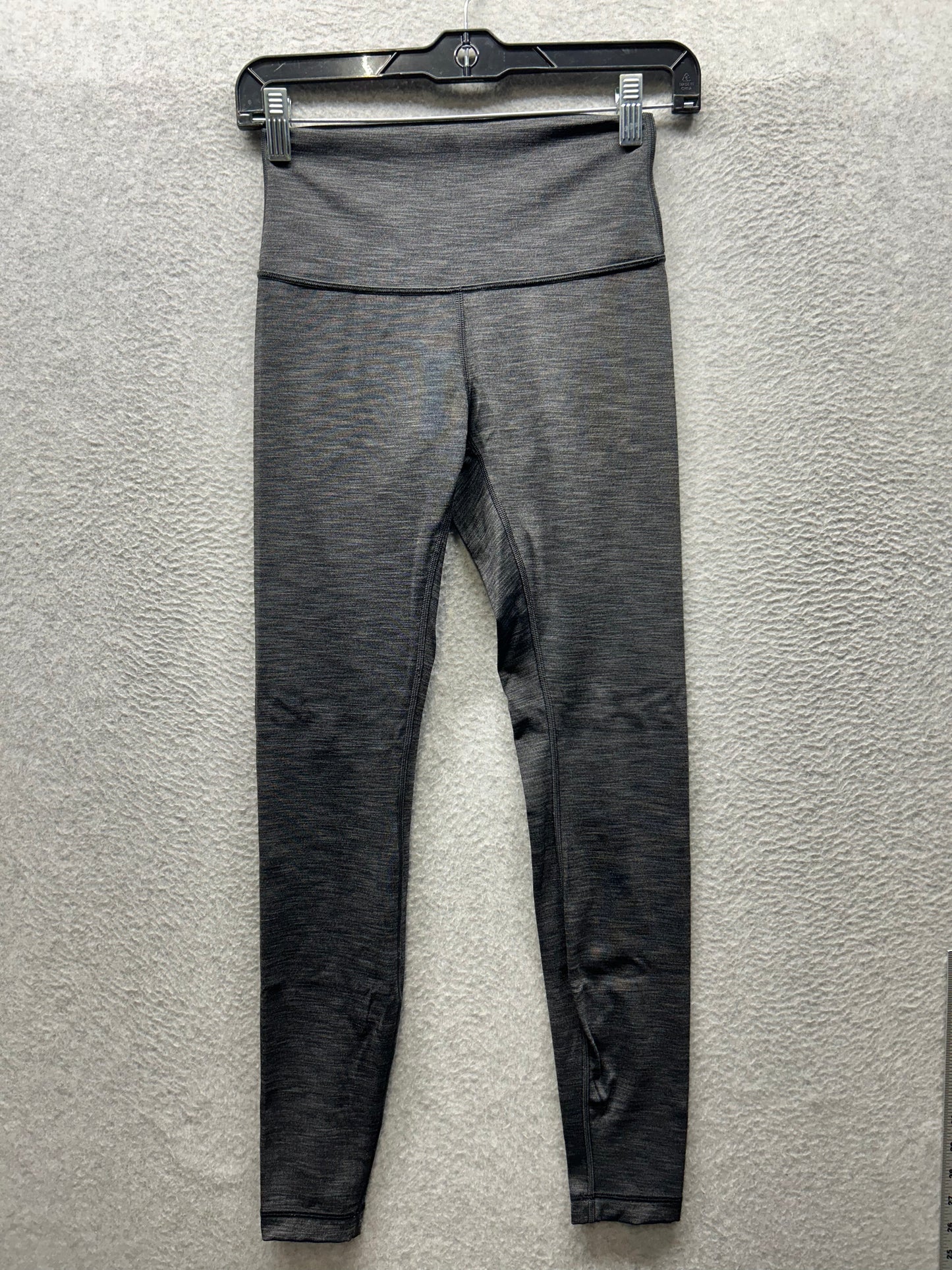 Lululemon Wunder Under Hi-Rise Tight Full-On Luxtreme 28" Size 4 Heathered Black