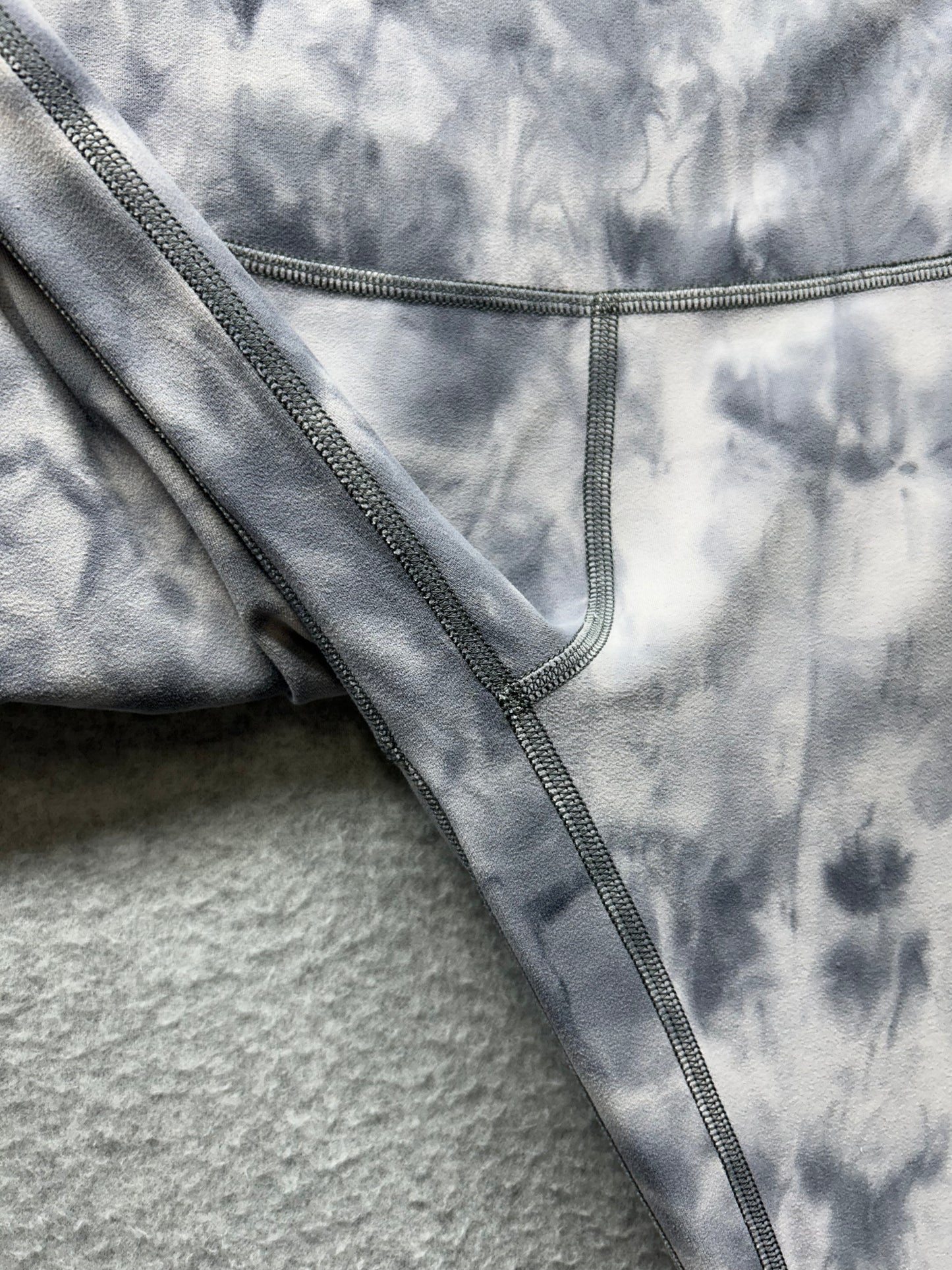 Lululemon Align Pant 25" Size 4 Diamond Dye Diamond Dye Stargaze Pitch Grey