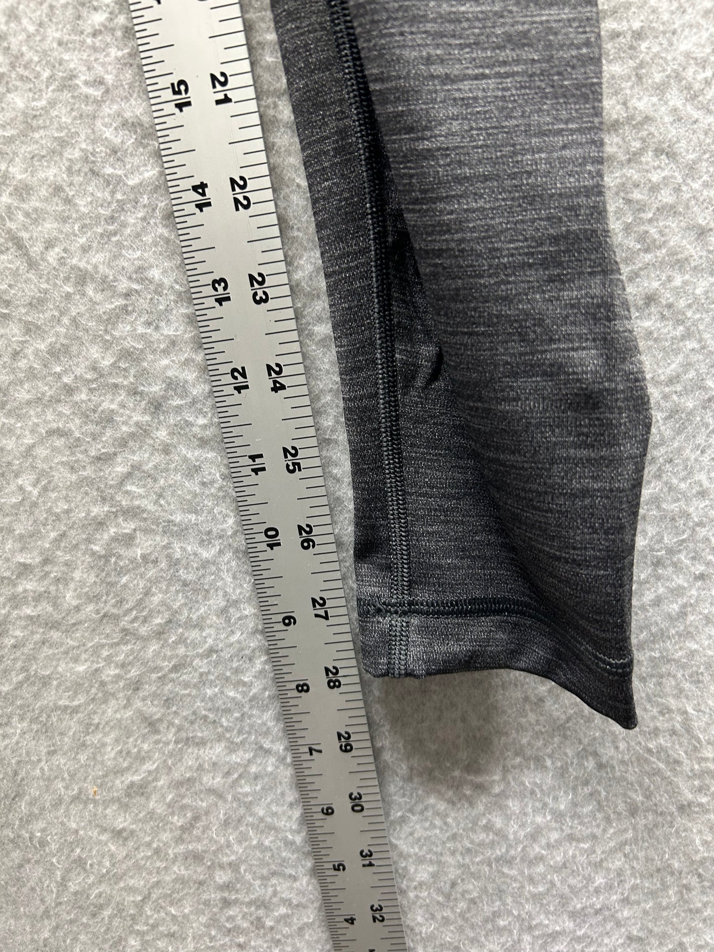 Lululemon Wunder Under Hi-Rise Tight Full-On Luxtreme 28" Size 4 Heathered Black