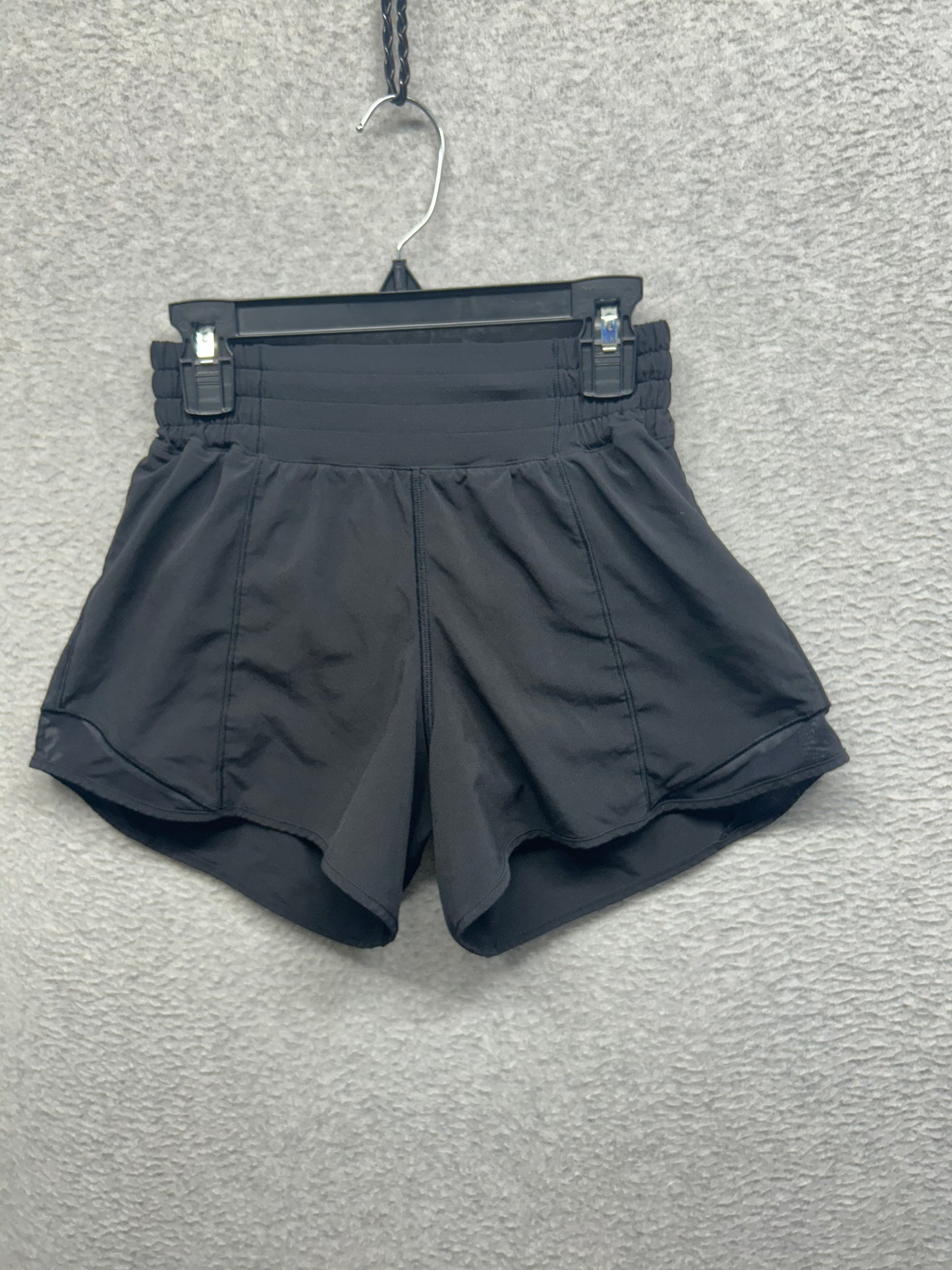 Lululemon Hotty Hot Short High-Rise Long 4" Size 2 (Square) Black