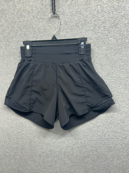 Lululemon Hotty Hot Short High-Rise Long 4" Size 2 (Square) Black