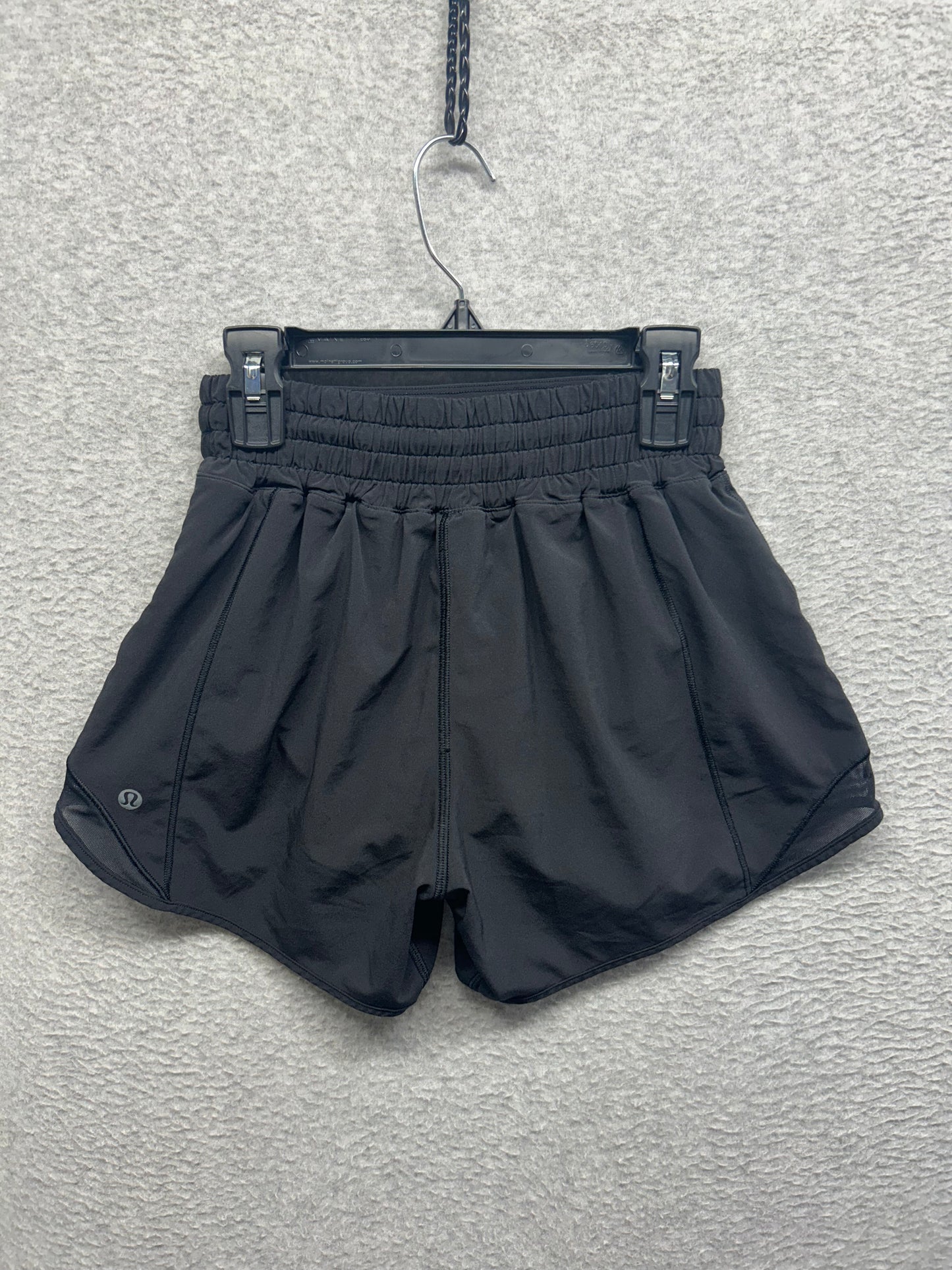 Lululemon Hotty Hot Short High-Rise Long 4" Size 2 (Square) Black