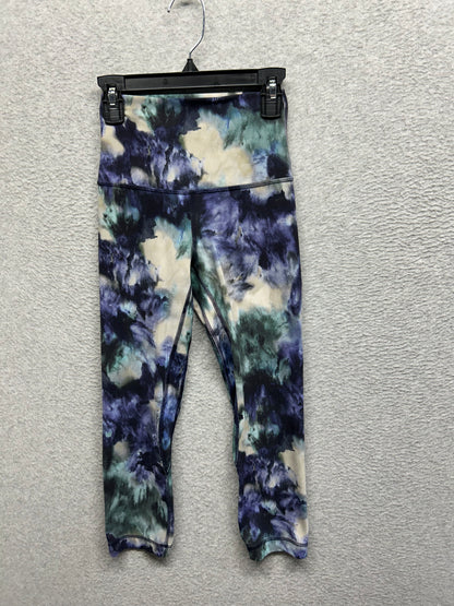 Lululemon Align High-Rise Crop 21" Size 2 Meteor Wash Print Multi