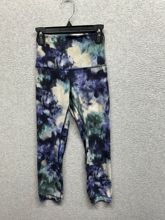 Lululemon Align High-Rise Crop 21" Size 2 Meteor Wash Print Multi