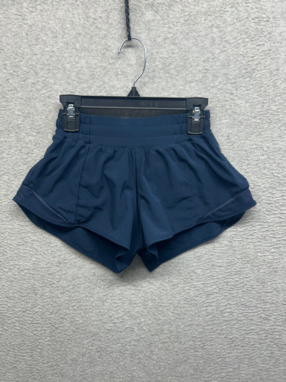 Lululemon Hotty Hot Short II 2.5" Size 2 True Navy