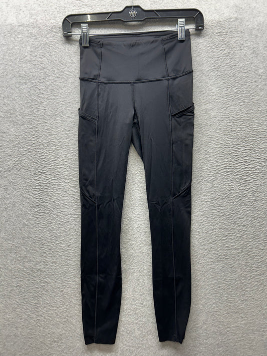 Lululemon Fast & Free 7/8 Tight II Non-Reflective Nulux 25" Size 2 Black