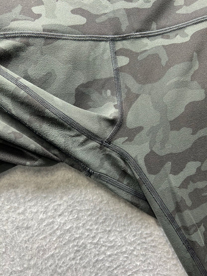Lululemon Align Crop 21" Size 4 Incognito Camo Multi Gator Green