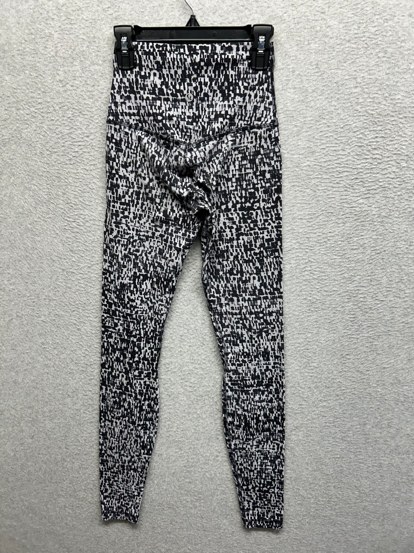 Lululemon Align Pant 28" Size 2 Urban Block Ice Grey Black