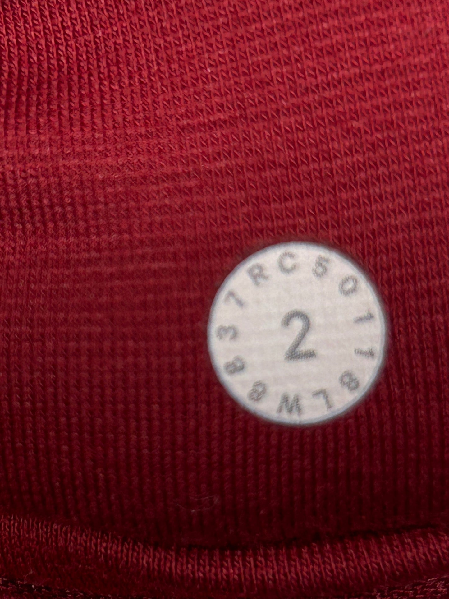 FLAWED Lululemon Pace Rival Skirt 13" Size 2 Scarlet