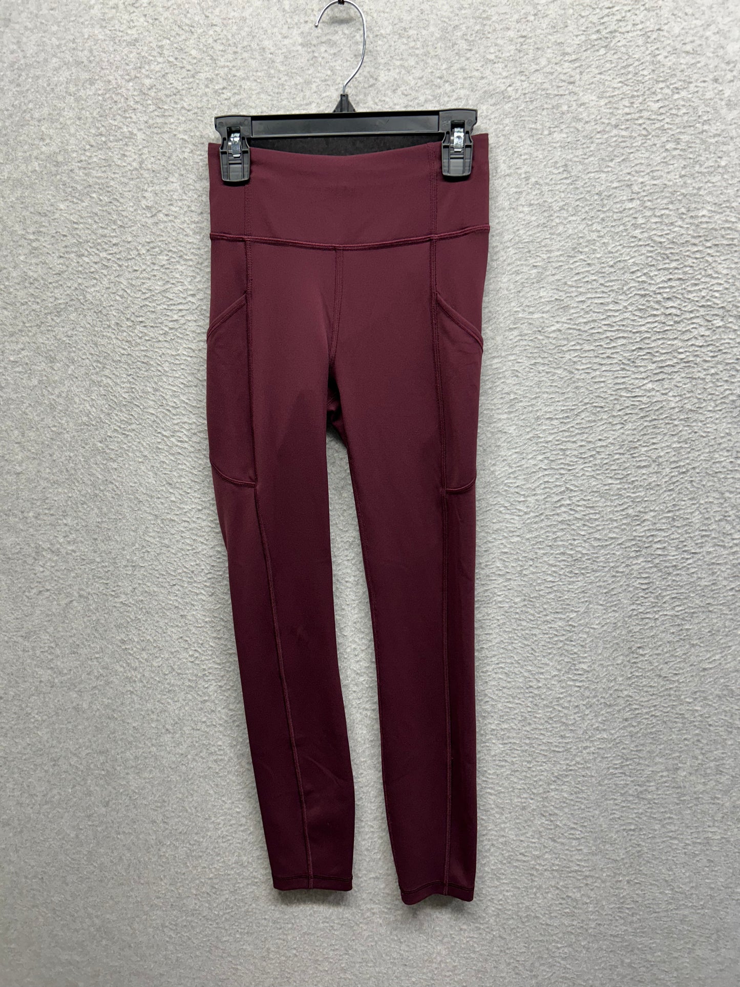 Lululemon Invigorate High-Rise Tight 25" Size 2 Red Merlot
